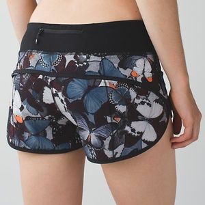 Lululemon Run Speed Short Butterly Pattern